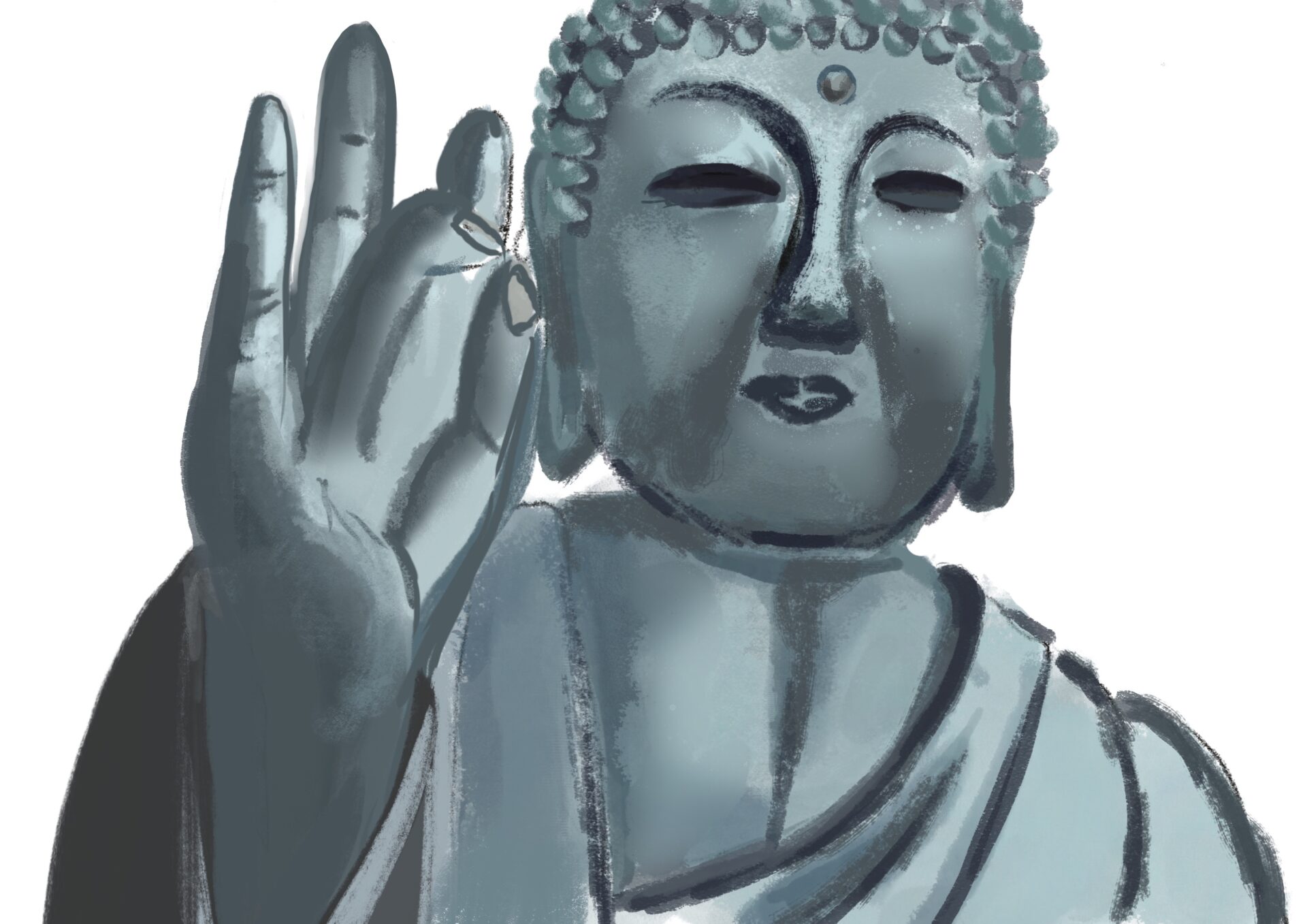 仏像の手